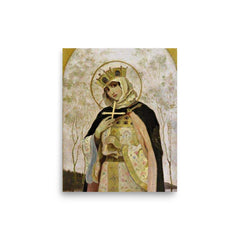 Olga of Kiev poster on a plain backdrop in size 8"x10".