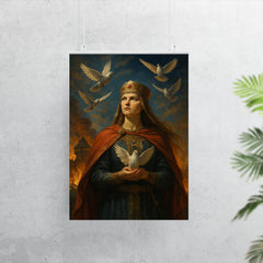 Olga of Kyiv before burning Iskorosten pigeons released poster 7