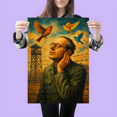 Olivier Messiaen hearing birds in prison camp poster 3