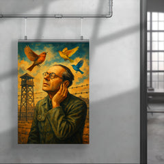 Olivier Messiaen hearing birds in prison camp poster 4