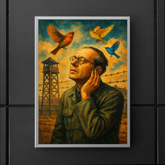 Olivier Messiaen hearing birds in prison camp poster 5