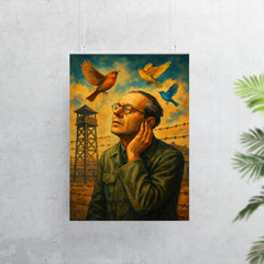 Olivier Messiaen hearing birds in prison camp poster 7