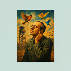 Olivier Messiaen hearing birds in prison camp poster 8