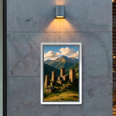 Omalo Towers Tusheti Georgia poster 2