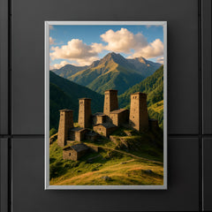 Omalo Towers Tusheti Georgia poster 5