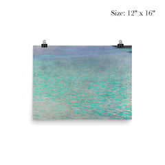 On Lake Attersee by Gustav Klimt, 1900 poster 3