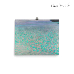 On Lake Attersee by Gustav Klimt, 1900 poster 4