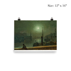 On the Clyde by John Atkinson Grimshaw, 1879 poster 3