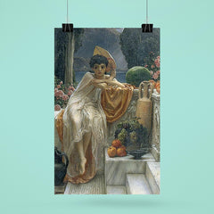 On the Temple Steps by Edward John Poynter poster 6