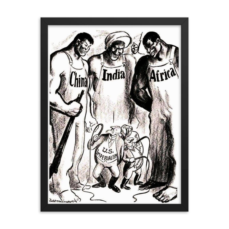 One Day She Will Wake Up by Robert Berkeley, 1925 framed print on a plain backdrop in size 18