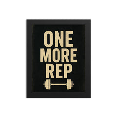 One more rep framed print on a plain backdrop in size 8"x10".