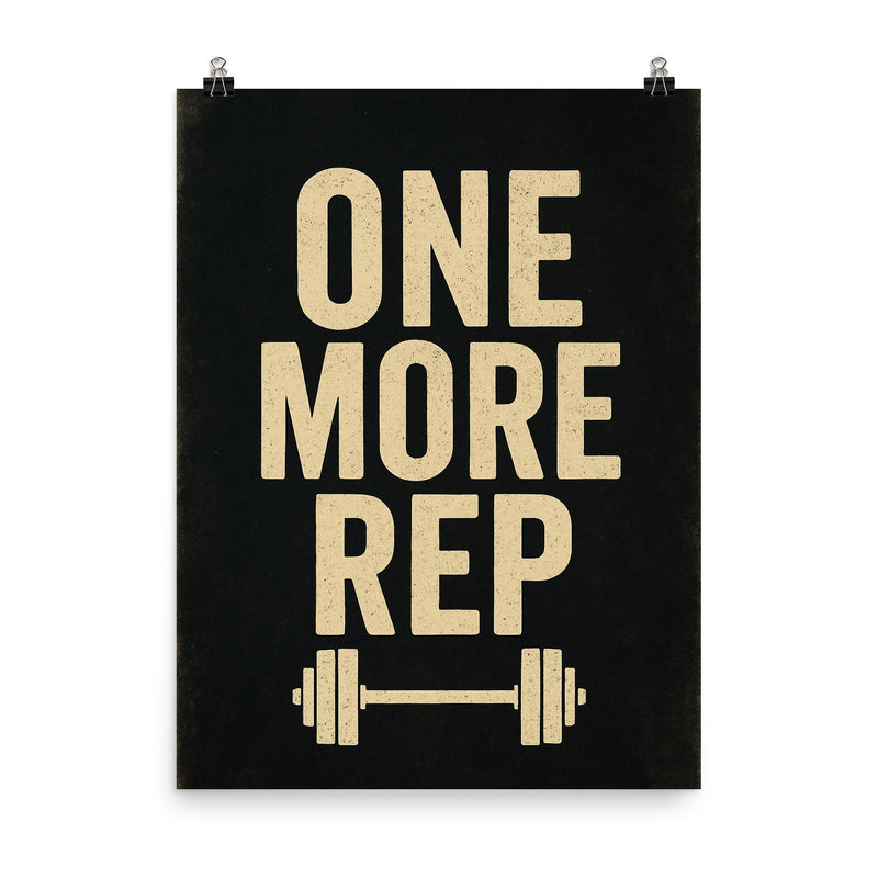 One more rep poster on a plain backdrop in size 8