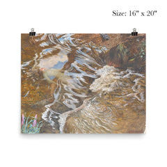 Ophelia by John Byam Shaw, 1910 poster 2