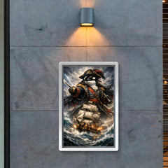 Orca admiral above storm tossed frigate poster 2