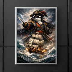 Orca admiral above storm tossed frigate poster 5