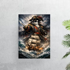 Orca admiral above storm tossed frigate poster 7