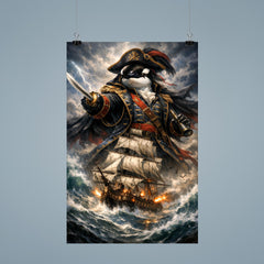 Orca admiral above storm tossed frigate poster 9