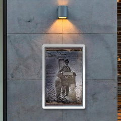 Organ Grinder on the Street with Children, c. 1848 poster 2