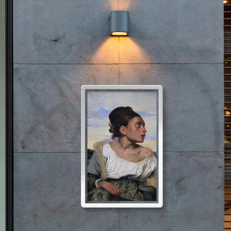 Orphan Girl at the Cemetery by Eugene Delacroix poster 2