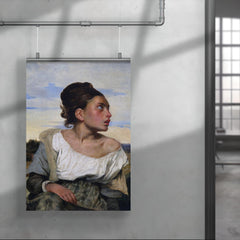 Orphan Girl at the Cemetery by Eugene Delacroix poster 4