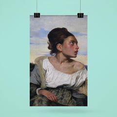 Orphan Girl at the Cemetery by Eugene Delacroix poster 6