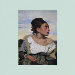 Orphan Girl at the Cemetery by Eugene Delacroix poster 8