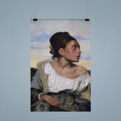 Orphan Girl at the Cemetery by Eugene Delacroix poster 9