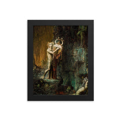 Orpheus in Hades by Pierre Amedee Marcel-Beronneau, 1897 framed print on a plain backdrop in size 8"x10".