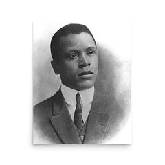 Oscar Micheaux poster on a plain backdrop in size 16"x20".