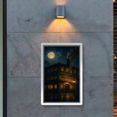 Oskar Schindler enamel factory night scene poster 2