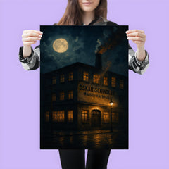 Oskar Schindler enamel factory night scene poster 3