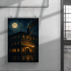Oskar Schindler enamel factory night scene poster 4