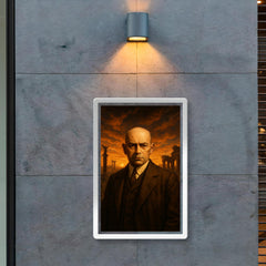 Oswald Spengler in civilizational dusk poster 2