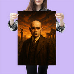 Oswald Spengler in civilizational dusk poster 3