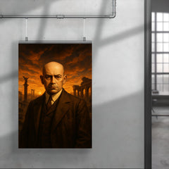 Oswald Spengler in civilizational dusk poster 4