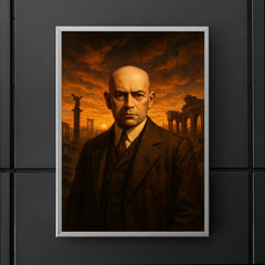 Oswald Spengler in civilizational dusk poster 5
