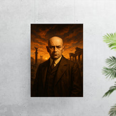 Oswald Spengler in civilizational dusk poster 7