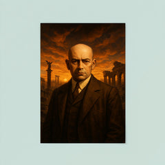 Oswald Spengler in civilizational dusk poster 8