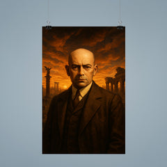 Oswald Spengler in civilizational dusk poster 9