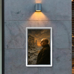 Oswald Spengler watching a civilization's winter poster 2