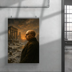 Oswald Spengler watching a civilization's winter poster 4