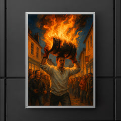 Ottery St Mary Tar Barrels England poster 5