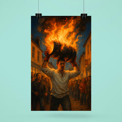 Ottery St Mary Tar Barrels England poster 6
