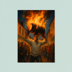 Ottery St Mary Tar Barrels England poster 8