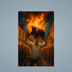 Ottery St Mary Tar Barrels England poster 9