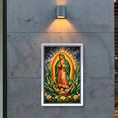 Our Lady of Guadalupe among agave stars poster 2