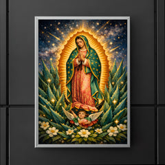 Our Lady of Guadalupe among agave stars poster 5