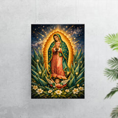 Our Lady of Guadalupe among agave stars poster 7
