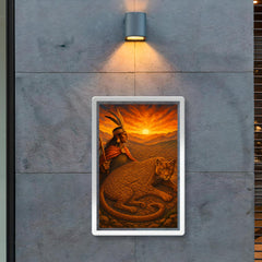 Pachacuti envisioning Cusco as a puma poster 2