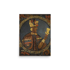 Pachacuti poster on a plain backdrop in size 12"x16".